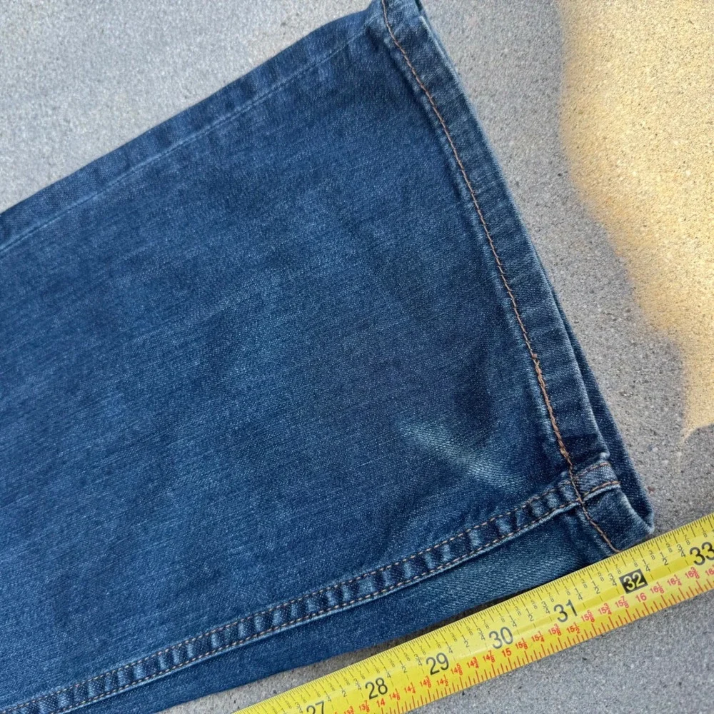 Levi's 527 Slim Bootcut Jeans Men 44x32 Dark Wash Denim Blue